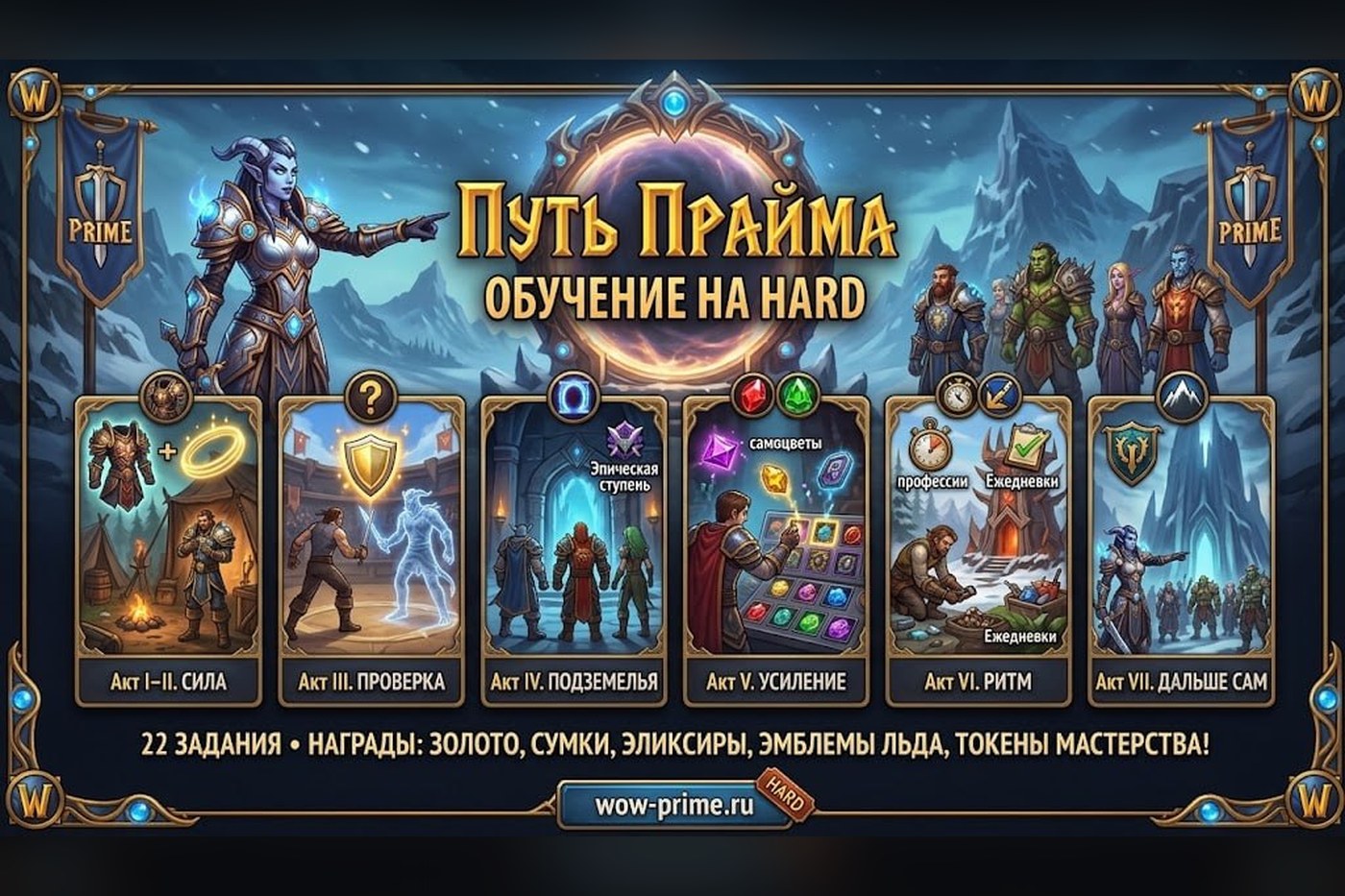 «Путь Прайма»: обучение новичков на HARDMODE